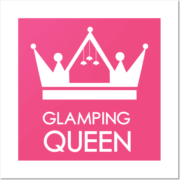 Glamping Queen Wall Art by atheartdesigns